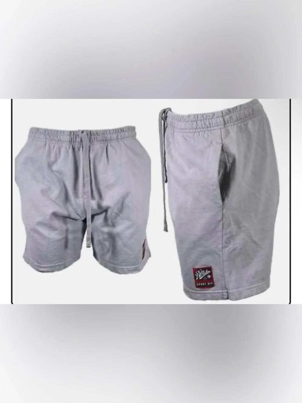 Affliction Men's Gray Athletic Sweats Shorts